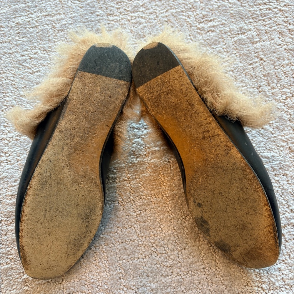 Gucci Princeton Mules Fur Lined - Picture 2 of 3